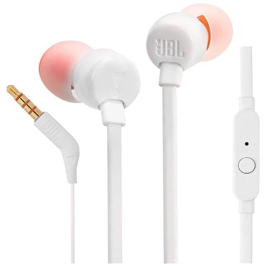 Auricular Jbl Tune 110 Blanco In-Ear